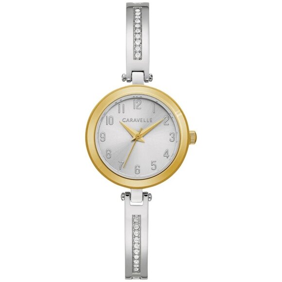Caravelle Women's Dress Quartz Silver Stainless Steel Watch - Picture 1 of 5